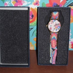 🚫SOLD🚫Watch♡NEW Boxed♡Floral Print Gift